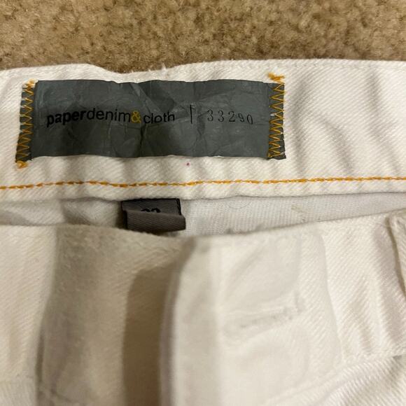 Paper Denim & Cloth, cigarette jean, white, size 32 - Picture 3 of 8